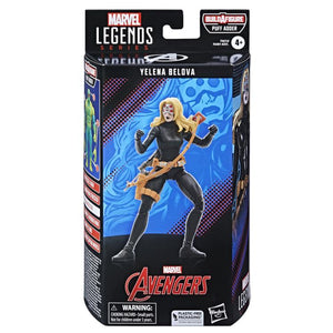 The Avengers (Classic Comic) Marvel Legends Yelena Belova Black Widow (Puff Adder BAF)