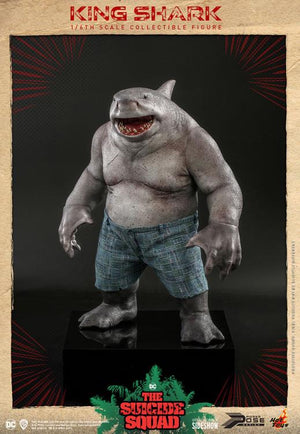 The Suicide Squad PPS006 King Shark 1/6th Scale Collectible Figure Box Signed by Steve Agee