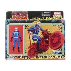 Marvel Legends Retro Collection 3.75" Ghost Rider figure and Hellcycle