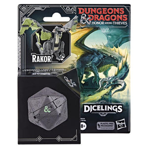 Dungeons & Dragons: Honor Among Thieves Dicelings Black Dragon Rakor Figure