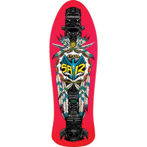 Powell Peralta Steve Saiz Totem Pink Skateboard Deck - 10" x 30.81"