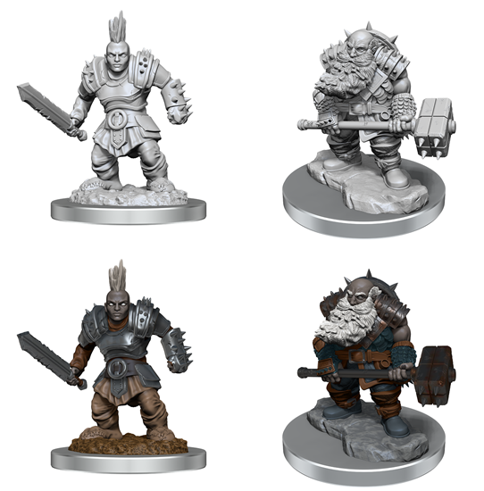 Dungeons & Dragons Nolzur’s Marvelous Miniatures: Duergar Fighter