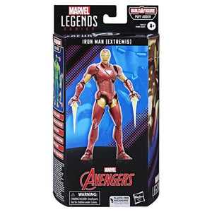 The Avengers (Classic Comic) Marvel Legends Iron Man (Extremis) (Puff Adder BAF) Action Figure