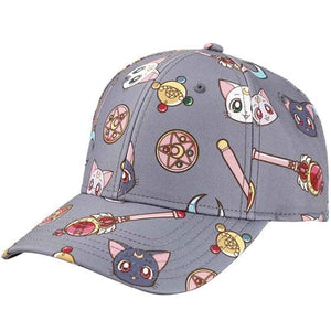 Hat: Sailor Moon Luna and Artemis Snapback Hat