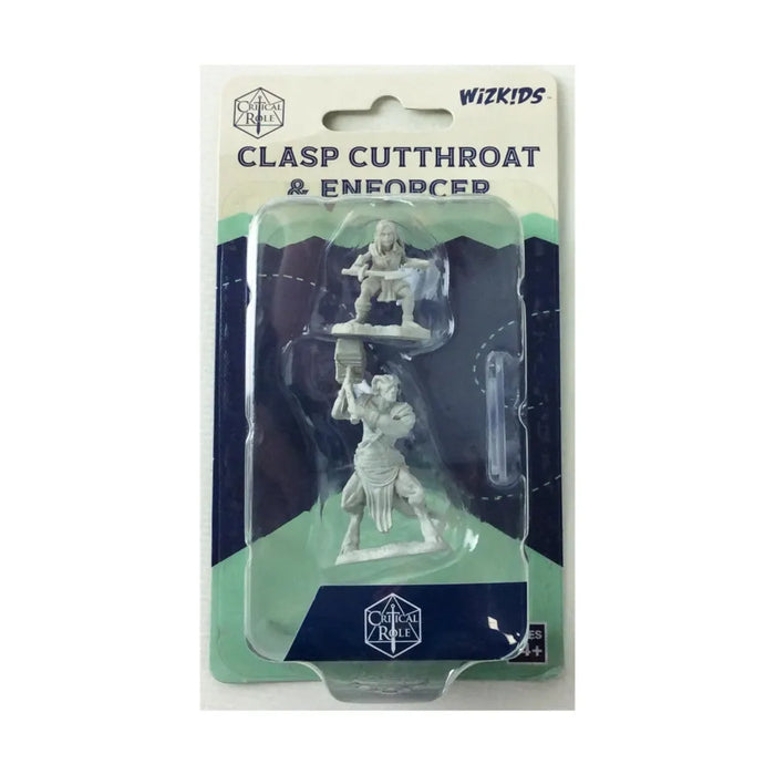 Critical Role Unpainted Miniatures: Clasp Cutthroat & Enforcer