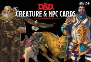 Dungeons and Dragons RPG: Creatures and NPC Cards (Spellbook Cards)