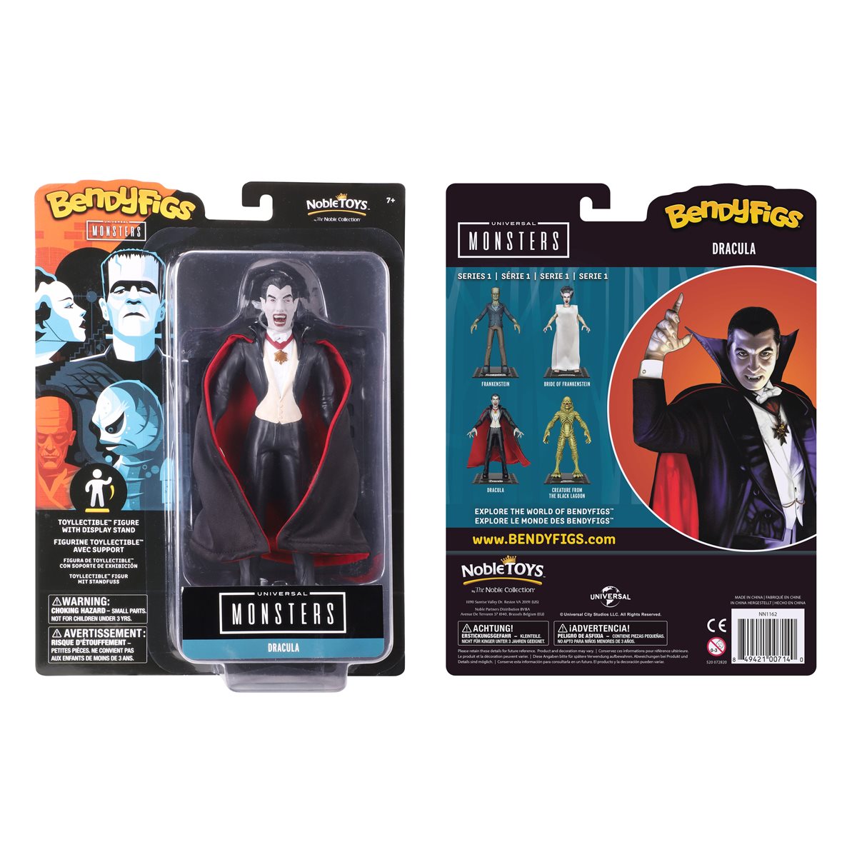 bendyfigs universal monsters Universal Monsters Dracula Bendyfigs Action Figure – Fun Box Monster Emporium