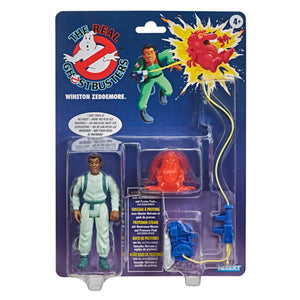 The Real Ghostbusters Kenner Classics Retro Winston Zeddemore and Chomper Ghost (Reissue) Action Figures