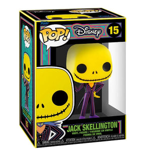 JACK SKELLINGTON (BLACK LIGHT) - THE NIGHTMARE BEFORE CHRISTMAS FUNKO POP!