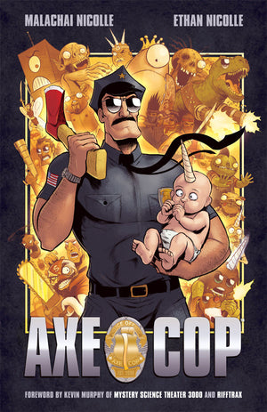 Axe Cop Volume #1 Ethan and Malachi Nicholle Trade Paperback