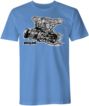 T-SHIRT: BOGLINS! BURN RUBBER! (In Co-operation with Tim Clarke Toys and www.totims.com!)