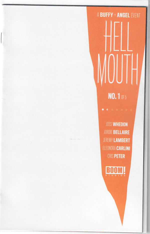 BUFFY VAMPIRE SLAYER ANGEL HELLMOUTH #1 BLANK SKETCH VAR