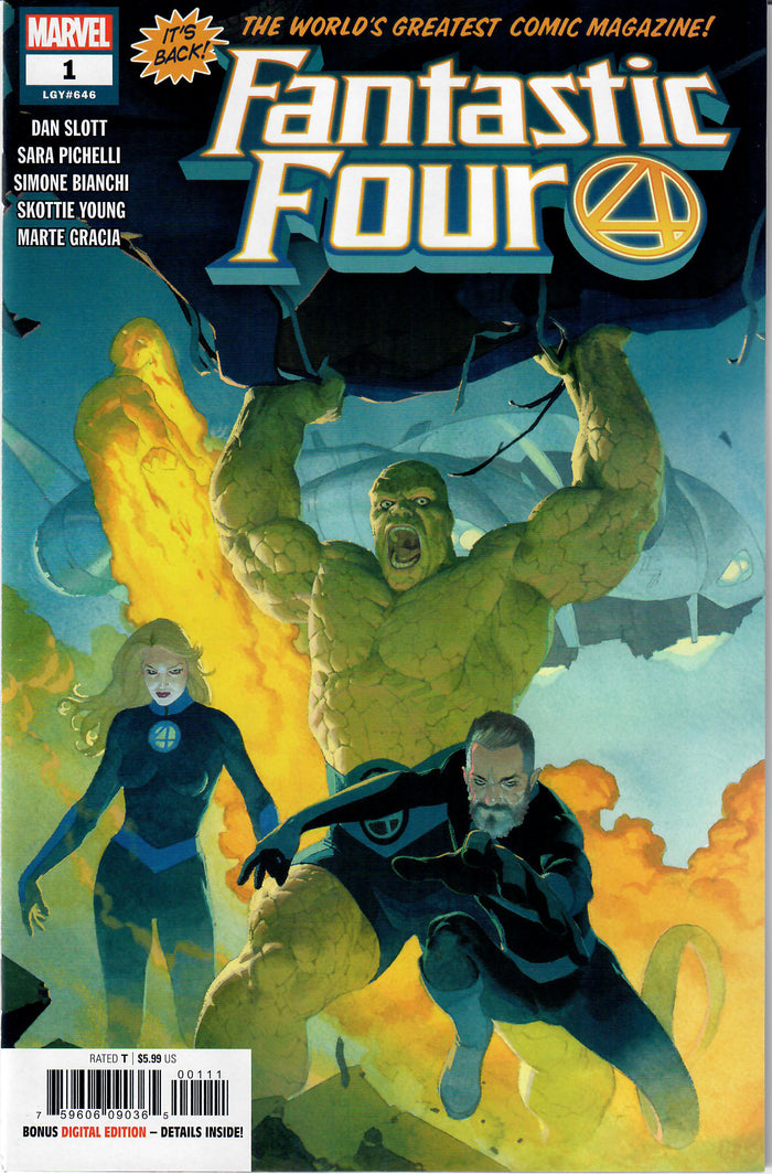 Fantastic Four #1 : 2018 6th Series Main Cover