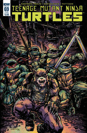 Teenage Mutant Ninja Turtles #69 Sub Cover  (IDW Series)