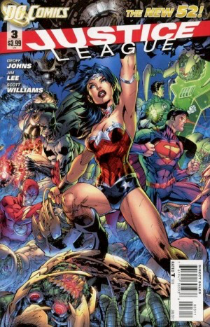 JUSTICE LEAGUE #3 (2011 New 52 Series) First Printing