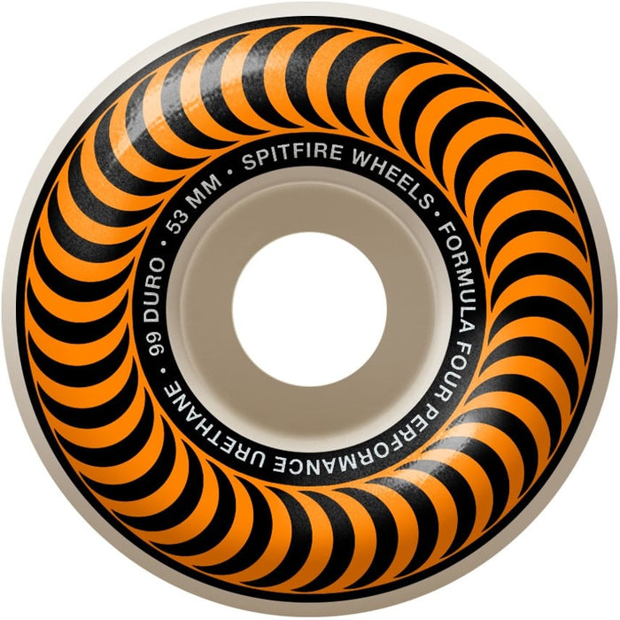 Spitfire Formula Four Classic Wheels Orange 97A 53mm