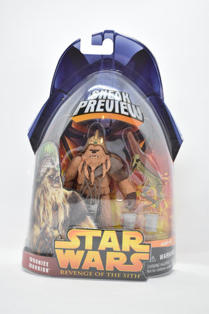 STAR WARS REVENGE OF THE SITH: WOOKIEE WARRIOR (SNEAK PREVIEW)  MOC