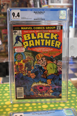 BLACK PANTHER #1 9.4 CGC 1977