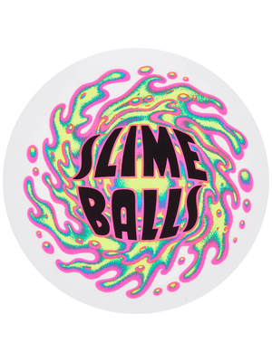 Sticker: Slime Balls Logo (Pink/ Green/ Yellow Neon) 3.5"