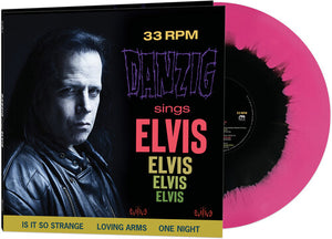 DANZIG: Sings Elvis (Pink & Black Haze Vinyl) LP (New Sealed) Record