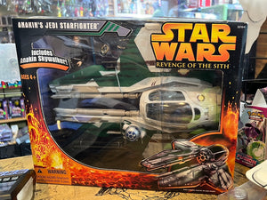 STAR WARS : REVENGE OF THE SITH ANAKIN'S JEDI STARFIGHTER MISB (With Anakin Figure)