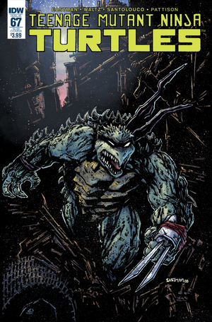 Teenage Mutant Ninja Turtles #67 Sub Cover  (IDW Series)