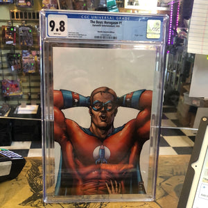 The Boys: HEROGASM #1  CGC 9.8 RETAILER INCENTIVE VIRGIN VARIANT!