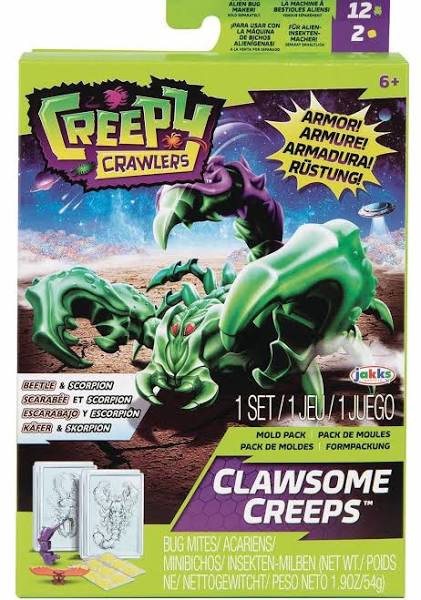 Creepy Crawlers CLAWSOME CREEPS Mold Pack! By Jakks