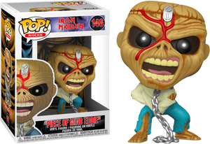 Iron Maiden : Piece of Mind Eddie Funko Pop #146 In BCW Pop! Figure Storage Box