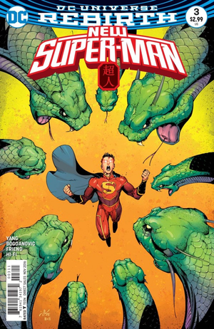 THE NEW SUPER MAN #3 (2016 Rebirth Series) Main Cover
