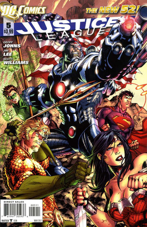 JUSTICE LEAGUE #5 (2011 New 52 Series) 1st Printing