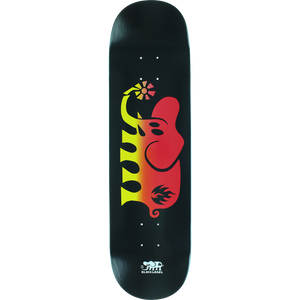 Black Label Elephant Fade Deck : Black / Red / Yellow 8.25"
