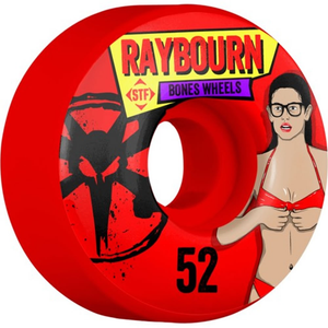Bones Street Tech Formula 83B Raybourn Phoebe Red 52mm