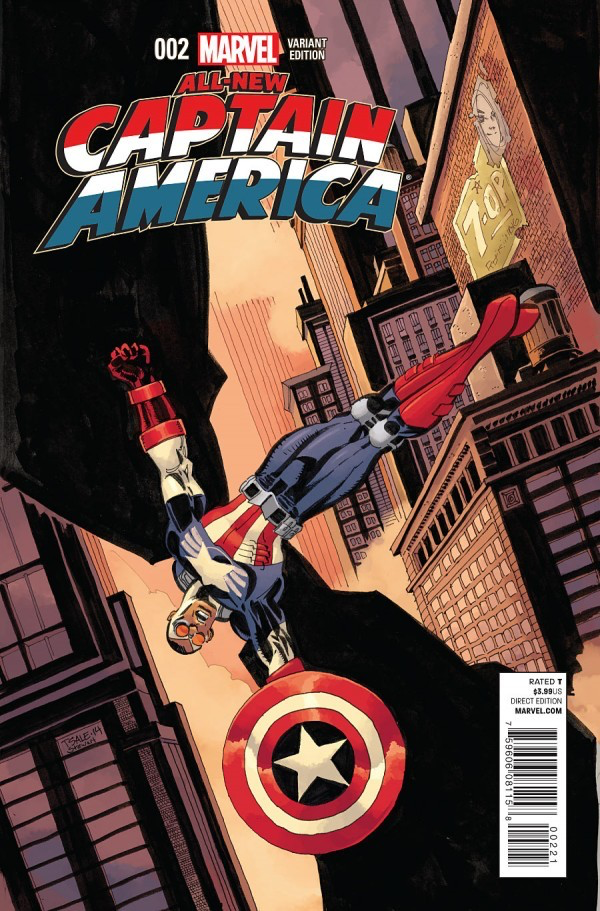 All-New Captain America #2  (Sam Wilson / Falcon-Cap) Variant Cover