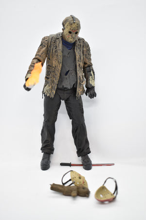 NECA Freddy vs Jason Friday the 13th Jason Voorhees Ultimate 7" Action Figure (LOOSE COMPLETE)
