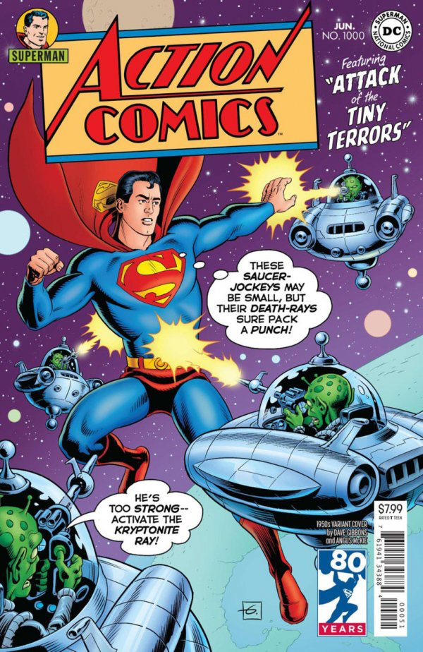 ACTION COMICS #1000 1950S DAVE GIBBONS VARIANT