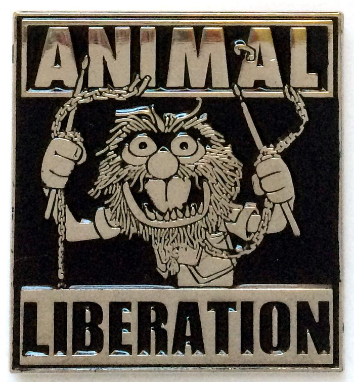 Enamel Pin: Animal Liberation by Joshum