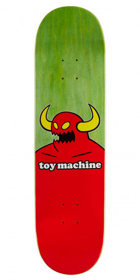 TOY MACHINE MONSTER DECK! Green Stain 8.5 X 31.88