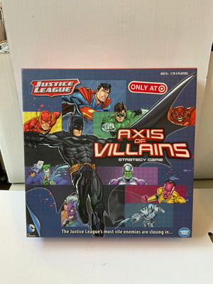 JLA AXIS OF VILLAINS (TARGET EXCLUSIVE STRATEGY GAME) USED Complete