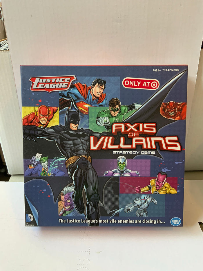 JLA AXIS OF VILLAINS (TARGET EXCLUSIVE STRATEGY GAME) USED Complete