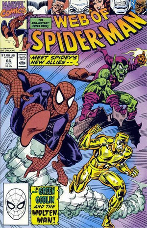 Web of Spider-Man #66 (1985 Series)
