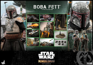 The Mandalorian TMS033 Boba Fett 1/6th Scale Collectible Figure Hot Toys Mint Brand New