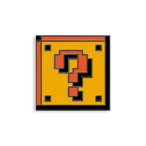 Enamel Pin: QUESTION BLOCK (YESTERDAYS)