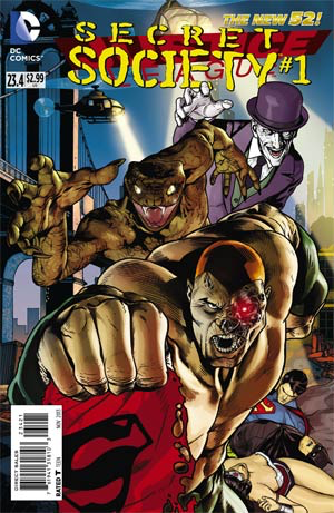 JUSTICE LEAGUE #23.4 Secret Society Lenticular Cover (2011 New 52 Series)