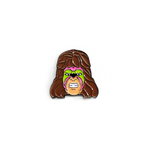 Enamel Pin: Ultimate Warrior Head (YESTERDAYS)