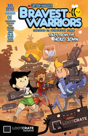BRAVEST WARRIORS: TALES FROM THE HOLO JOHN #1 LOOT CRATE EXCLUSIVE VARIANT