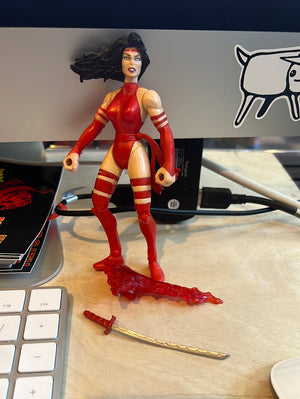 Marvel 90's Toy Biz Loose Figure: Elektra