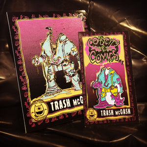 Trash McGash : Fun Box Monster Series #1 Enamel Pin and Sticker!