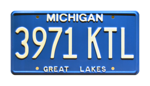 Ash vs Evil Dead | Ash William’s Oldsmobile | 3971 KTL | Metal Stamped Replica Prop License Plate