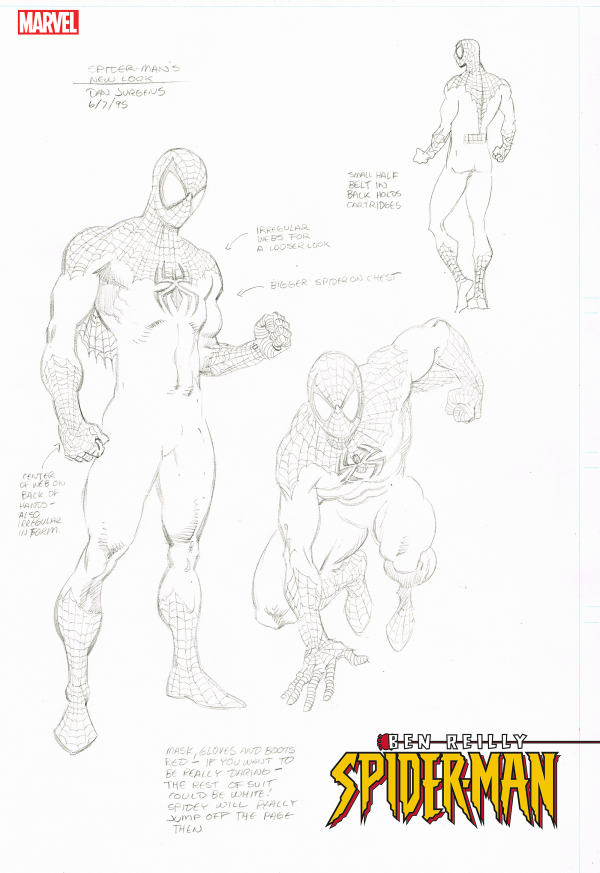 Ben Reilly: Spider-Man #1 1:50 Dan Jurgens Sketch Variant